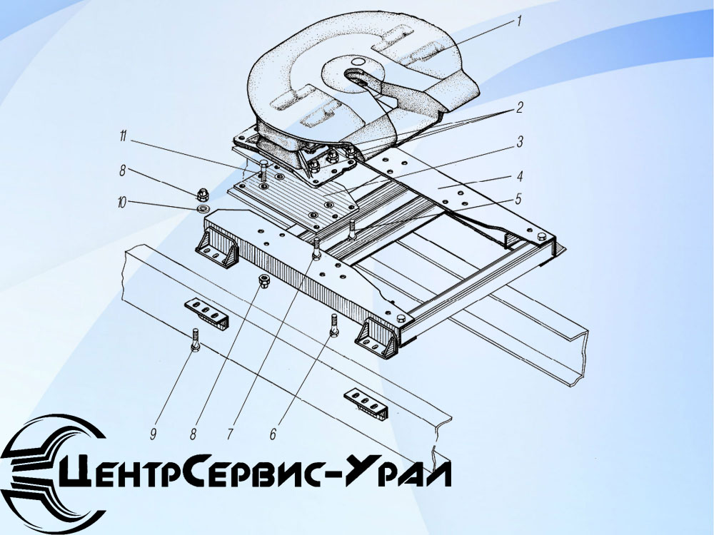 Установка седельного устройства на Урал-44202-0511-58